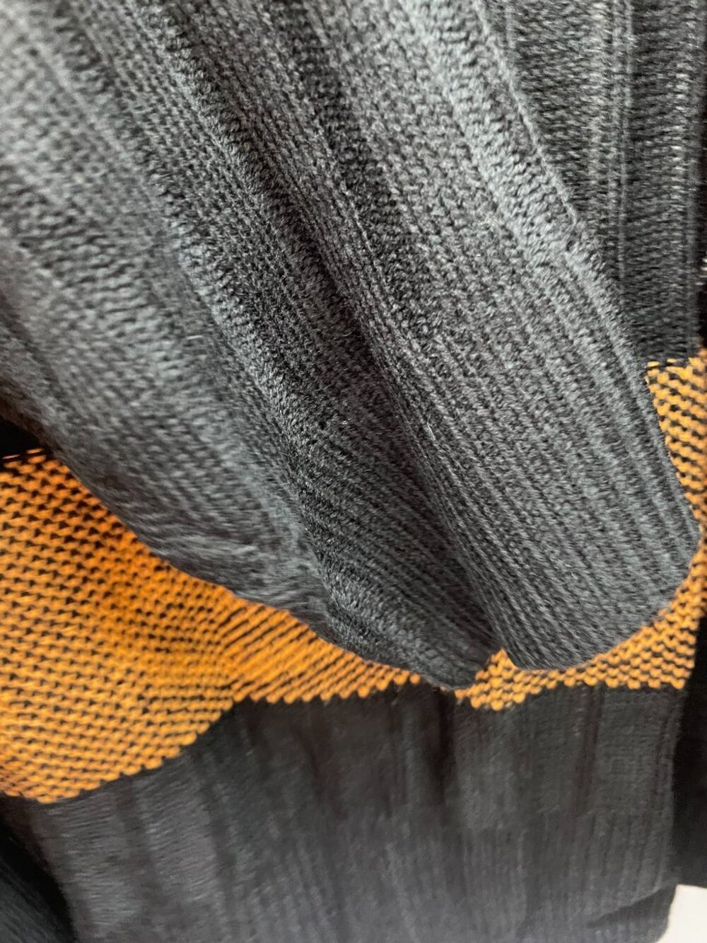 New BloomChic Pumpkin Black Open Cardigan Size 14 - 16, 1X - Picture 6 of 7